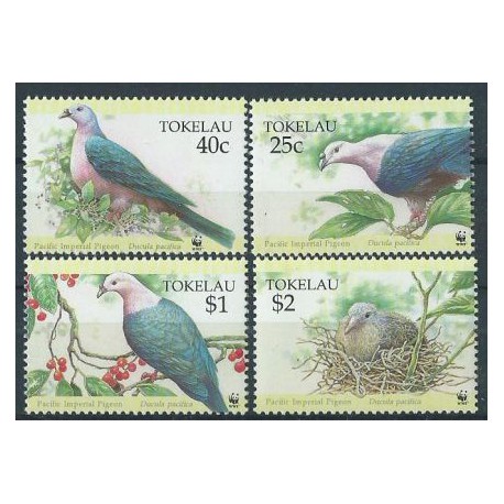 Tokelau - Nr 210 - 13 1995r - WWF - Ptaki