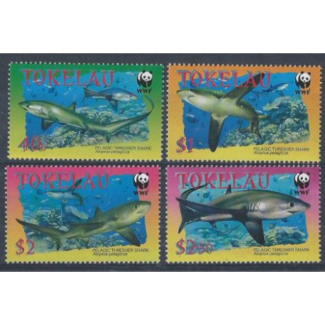 Tokelau - Nr 322 - 25 2002r - WWF - Ryby