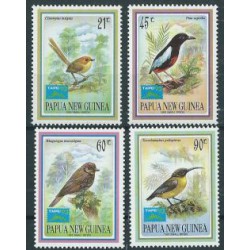 Papua N G - Nr 681 - 84 1993r - Ptaki