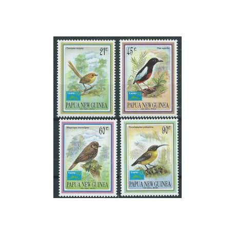 Papua N G - Nr 681 - 84 1993r - Ptaki