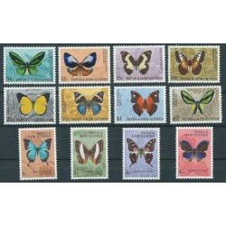 Papua N G - Nr 083 - 94 1966r - Motyle