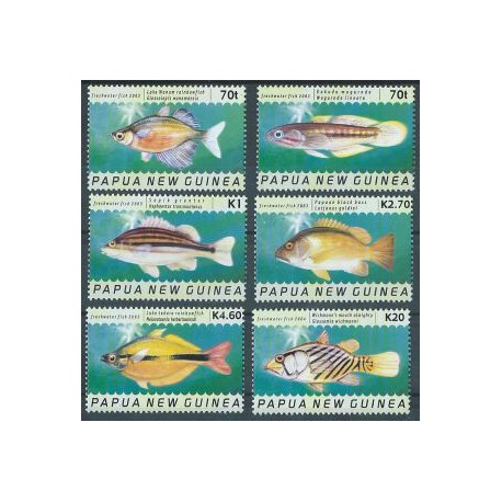 Papua N G - Nr 1039 - 44 2004 - Ryby