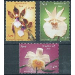 Peru - Nr 1871 - 73 2004r - Kwiaty