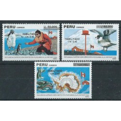 Peru - Nr 1446 - 48 1991r - Ptaki
