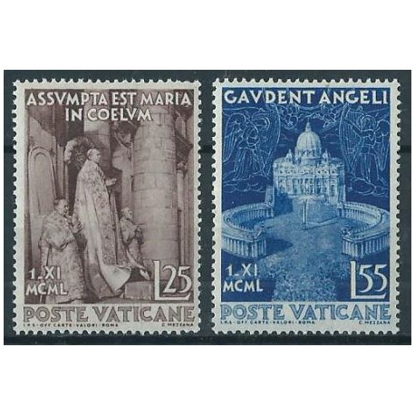 Watykan - Nr 178 - 79 1951r