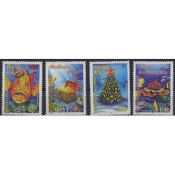 Nowa Kaledonia - Nr 1155 - 58 1998r - Ryby  -  Boże Narodzenie
