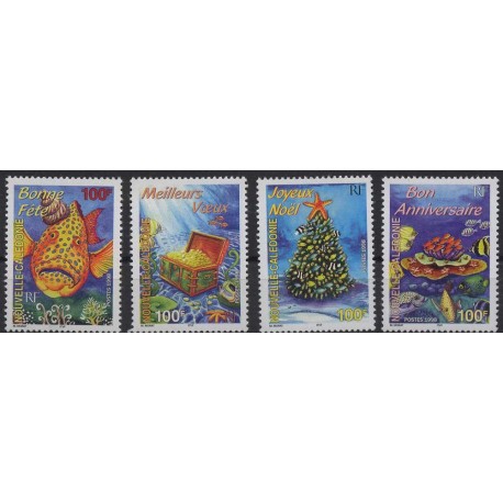 Nowa Kaledonia - Nr 1155 - 58 1998r - Ryby  -  Boże Narodzenie