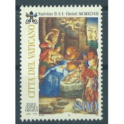 Watykan - Nr 1262 1998r - Boże Narodzenie - Malarstwo