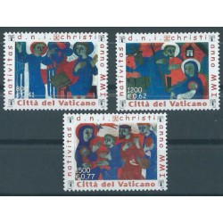 Watykan - Nr 1390 - 92 2001r - Boże Narodzenie