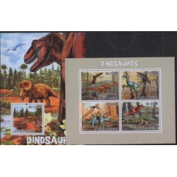 St Tome - Nr 4383 - 86 Bl 755 2010r - Dinozaury