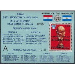 Paragwaj - Bl 329 1978r - Piłka nożna
