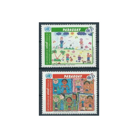 Paragwaj - Nr 4721 - 22 1996r - Malarstwo dzieci