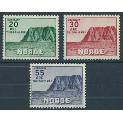 Norwegia - Nr 380 - 82 1953r - Marynistyka - Krajobrazy