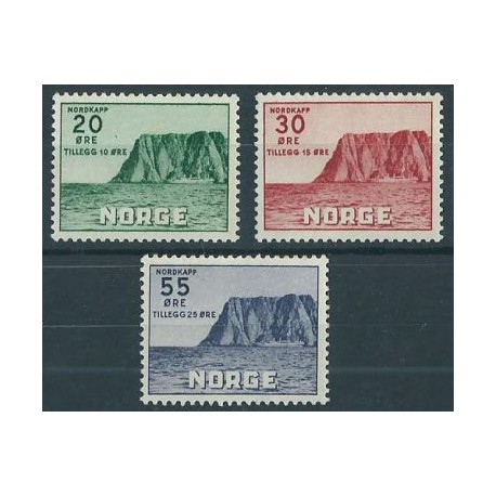 Norwegia - Nr 380 - 82 1953r - Marynistyka - Krajobrazy