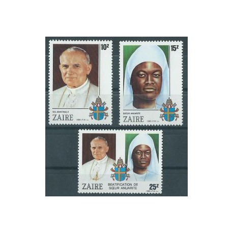 Zair - Nr 928 - 30 Chr 75 1986r - Papież
