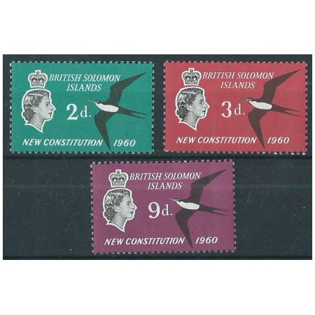 Wyspy Salomona - Nr 098 - 00 1961r - Ptaki