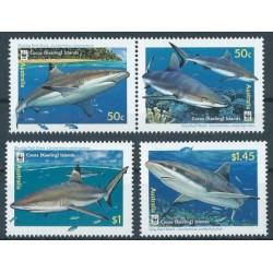Wyspy Kokosowe - Nr 420 - 23  2003r - WWF -  Rekiny