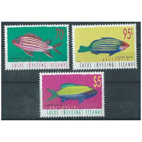 Wyspy Kokosowe - Nr 367 - 69 1998r - Ryby