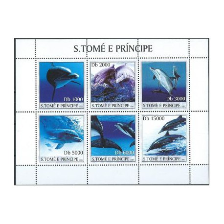 St. Tome - Nr 2136 - 41 2003r - Ssaki morskie