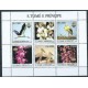 St. Tome - Nr 2079 - 84  2003r - Ptaki -  Kwiaty