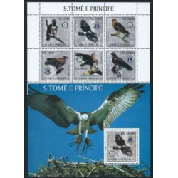 St. Tome - Nr 2043 - 48  Bl 434 2003r - Ptaki