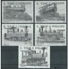 St. Tome - Nr 1374 - 78  1992r - Koleje