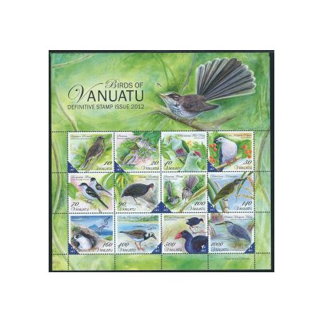 Vanuatu - Nr 1464 -75 Klb 2012r - Ptaki