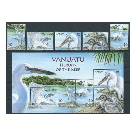 Vanuatu - Nr 1314 - 18 Bl 59 2007r - Ptaki