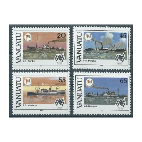 Vanuatu - Nr 786 - 89 1988r - Marynistyka