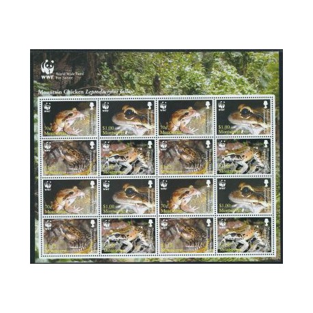 Montserrat - Nr 1335 - 38 Klb 2006r - WWF -  Płazy