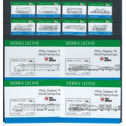 Sierra Leone - Nr 1603 - 10 Bl 155 - 581991r - Koleje