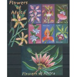 Sierra Leone - Nr 4344 - 49 Bl 564 2003r - Kwiaty