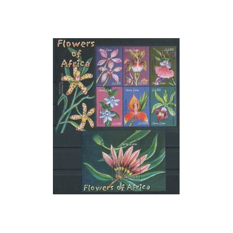 Sierra Leone - Nr 4344 - 49 Bl 564 2003r - Kwiaty