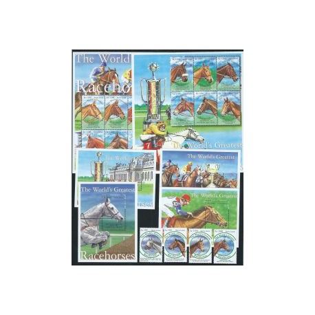 Sierra Leone - Nr 3923 - 38 Bl 501 - 04 2001r - Konie