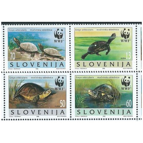 Słowenia - Nr 131 - 34 Pasek 1996r - WWF - Gady