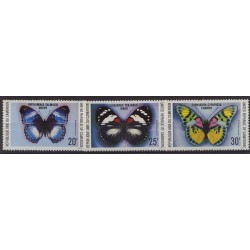 Kamerun - Nr 890 - 92 1978r - Motyle
