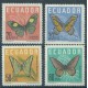 Ekwador - Nr 1070 - 73 1961r - Motyle