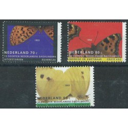 Holandia - Nr 1470 - 72 1993r - Motyle