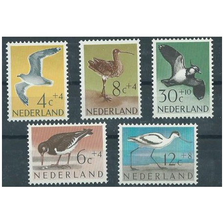 Holandia - Nr 760 - 64 1961r - Ptaki