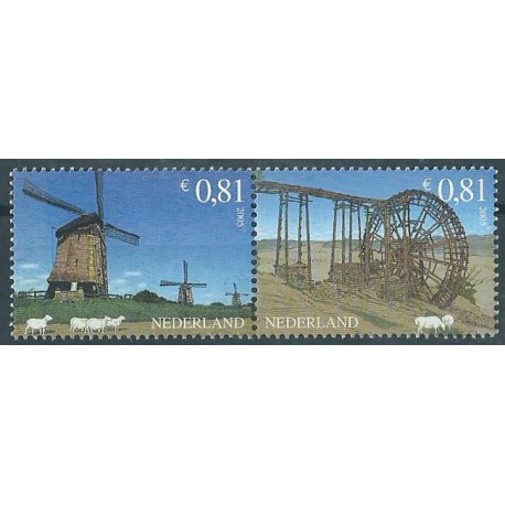 Holandia - Nr 2324 - 25 2005r - Wiatraki - Widoki