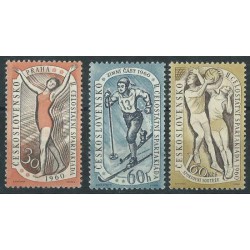 Czechosłowacja - Nr 1176 - 78 1960r  - Sport