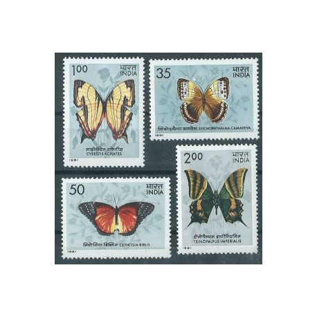 Indie - Nr 882 - 85 1981r - Motyle