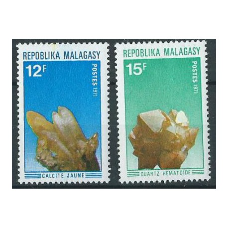 Madagaskar - Nr 627 - 28 1971r - Mineraly
