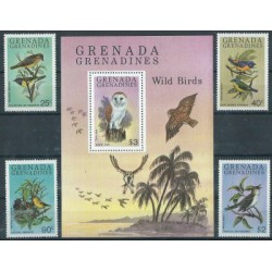Grenada Gr  - Nr 385 - 88 Bl 49 1980r - Ptaki
