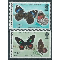 Belize - Nr 379 - 80 1978r - Motyle