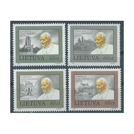 Litwa - Nr 533 - 36 Chr 193 1993r - Papież