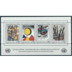 ONZ Genf - Bl 4 1986r - Malarstwo