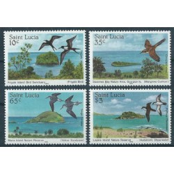 St. Lucia - Nr 771 - 74 1985r - Ptaki