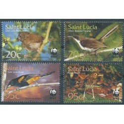 St. Lucia - Nr 1142 - 45 2001r - WWF - Ptaki