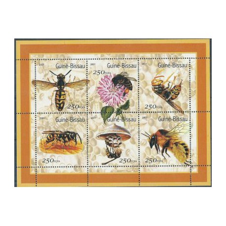 Gwinea - Bissau - Nr 1510 - 15  2001r - Pszczoły